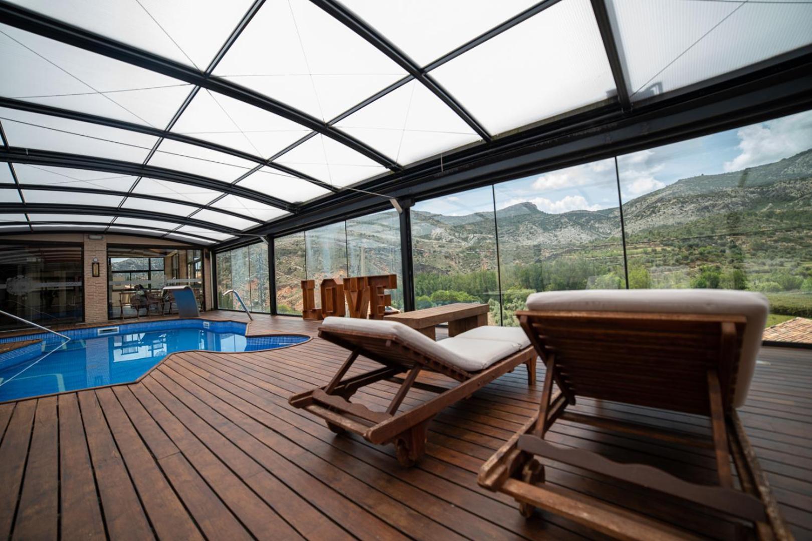 Hotel Spa Don Inigo De Aragon Las Cuevas de Cañart Eksteriør billede